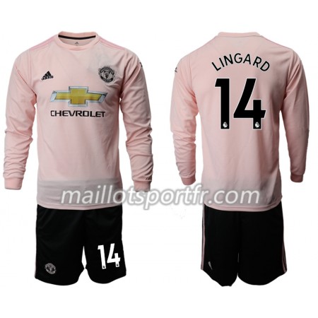 Maillot de Foot Manchester United LINGARD 14 Enfant Exterieur 2018/19 ML Maillot de Foot Manchester United LINGARD 14 Enfant Exterieur 2018/19 ML